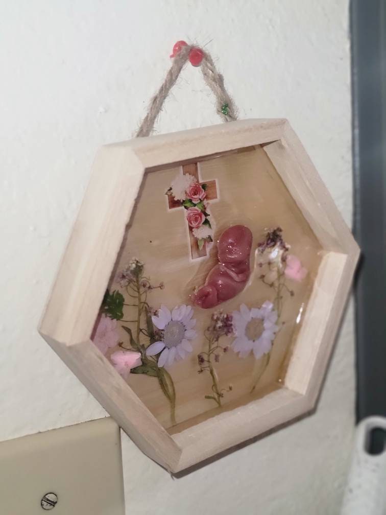 Remembrance Keepsake-handcrafted memorial art peice, custom silicone or resin memory keepsake made to honor loved one