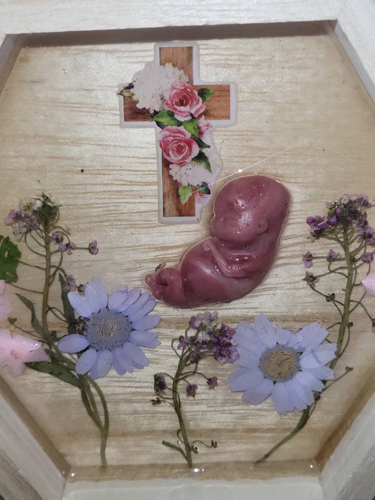 Remembrance Keepsake-handcrafted memorial art peice, custom silicone or resin memory keepsake made to honor loved one