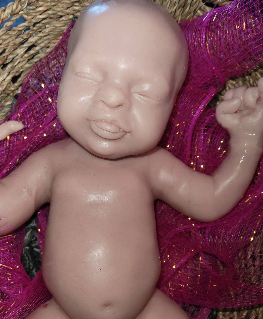 Gorgeous full body silicone art doll girl 15" preemie sculpted by Pamela erff "Jessi