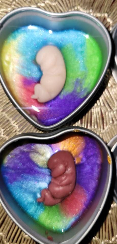 Remembrance Keepsake-handcrafted memorial art peice, custom silicone or resin memory keepsake made to honor loved one