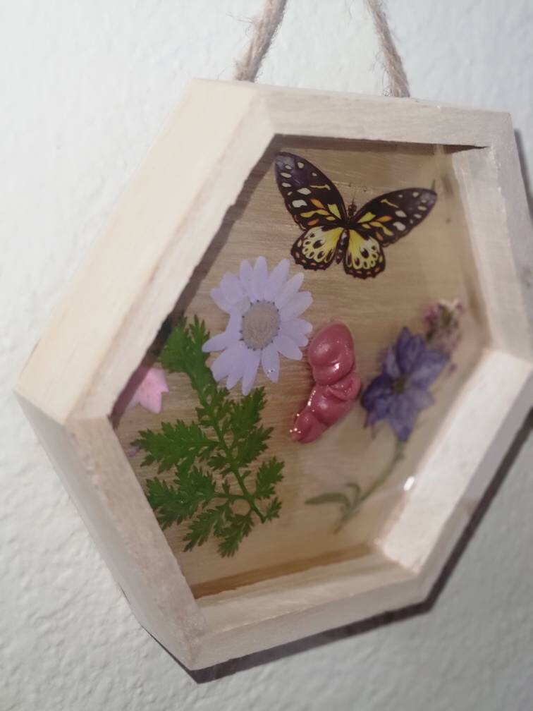 Remembrance Keepsake-handcrafted memorial art peice, custom silicone or resin memory keepsake made to honor loved one