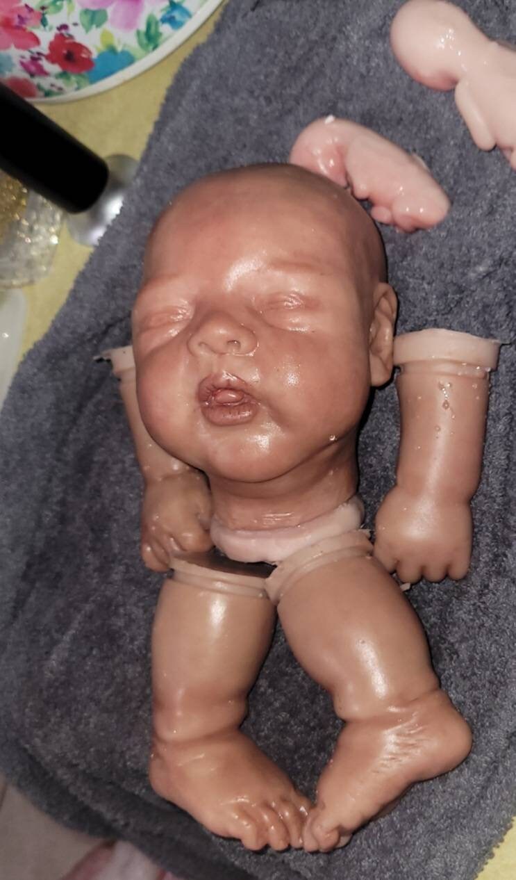 silicone art doll HEAD limbs or full body
