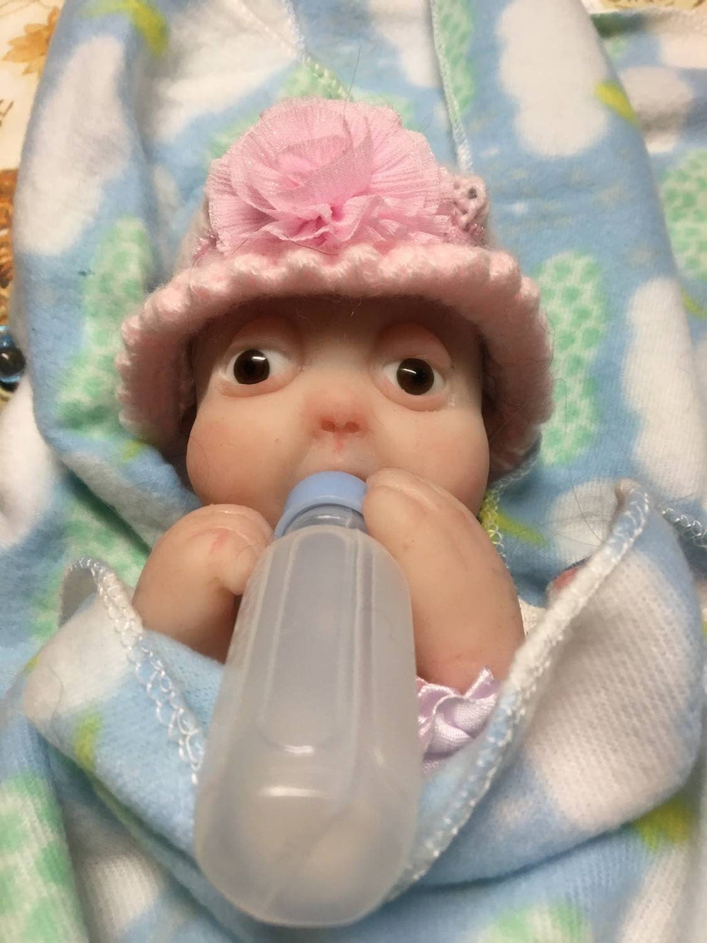 Changeling full body silicone elf baby 12" preemie