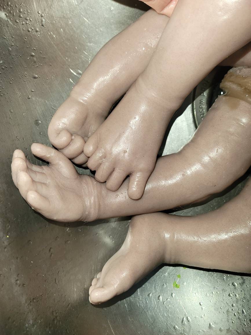silicone art doll HEAD limbs or full body