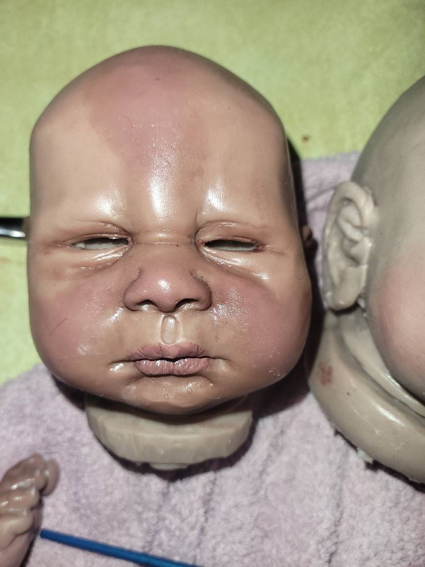 silicone art doll HEAD limbs or full body