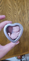 Remembrance Keepsake-handcrafted memorial art peice, custom silicone or resin memory keepsake made to honor loved one