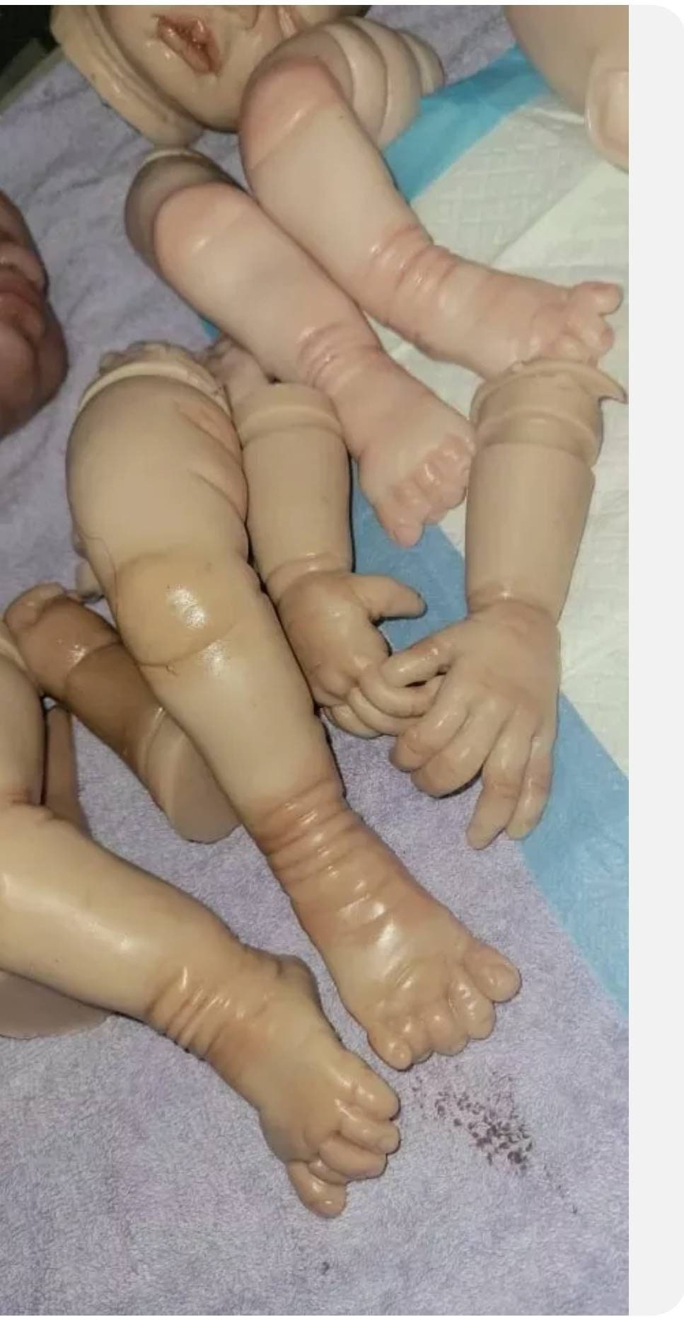 silicone art doll HEAD limbs or full body