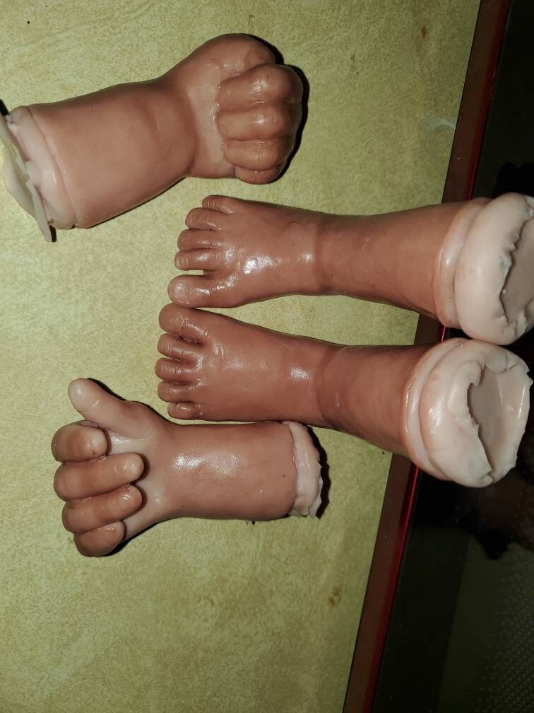 silicone art doll HEAD limbs or full body