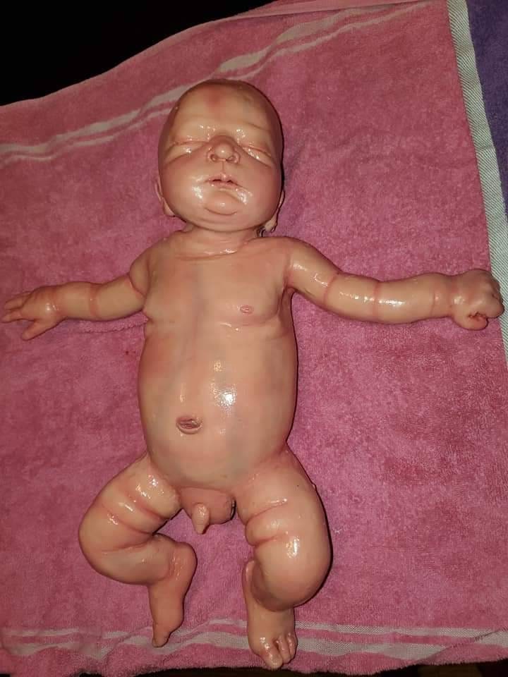 Full Body Silicone Baby remmy 21" can be boy or girl boo boo baby