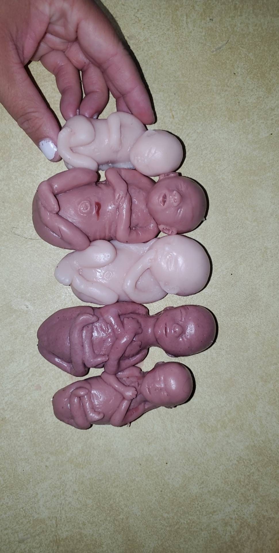 set of 5 remembrance Keepsake-handcrafted memorial art peice, custom silicone or resin memory keepsake made to honor loved one
