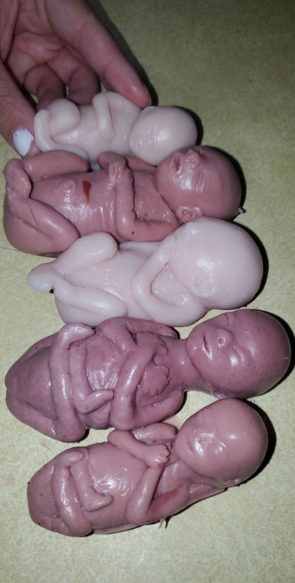 set of 5 remembrance Keepsake-handcrafted memorial art peice, custom silicone or resin memory keepsake made to honor loved one