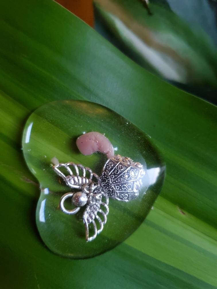 Remembrance Keepsake-handcrafted memorial art peice, custom silicone or resin memory keepsake made to honor loved one