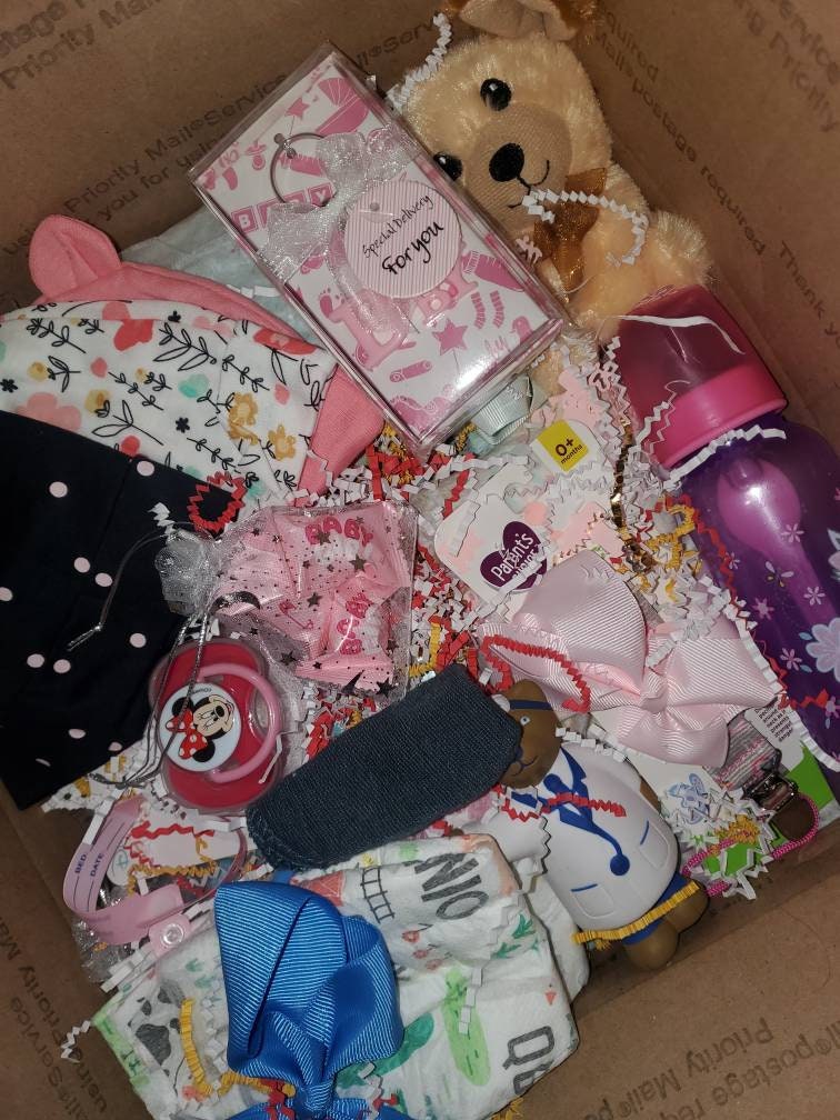 Doll baby surprise BABY box opening 27 items for Reborn silicone baby