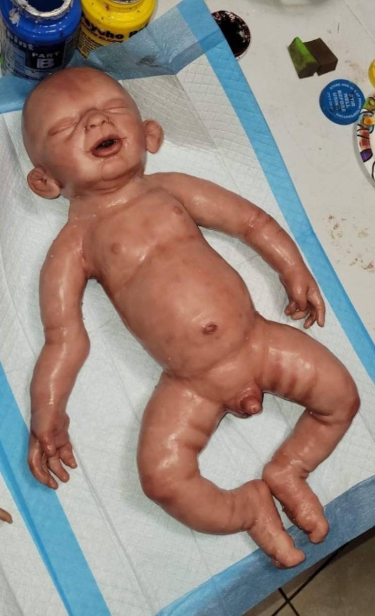 Full Body silicone baby toddler 24" 6 month old miles