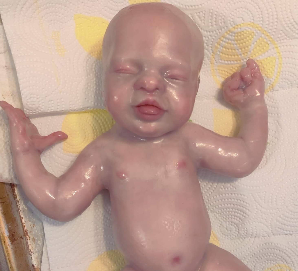 Gorgeous full body silicone art doll girl 15" preemie sculpted by Pamela erff "Jessi