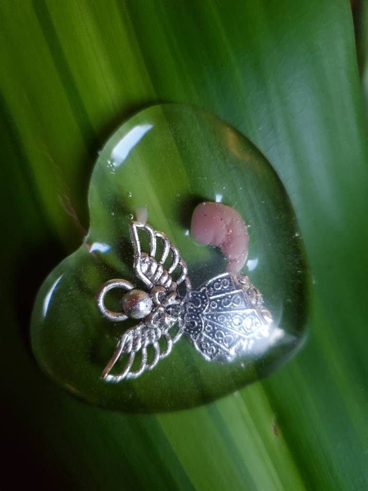 Remembrance Keepsake-handcrafted memorial art peice, custom silicone or resin memory keepsake made to honor loved one
