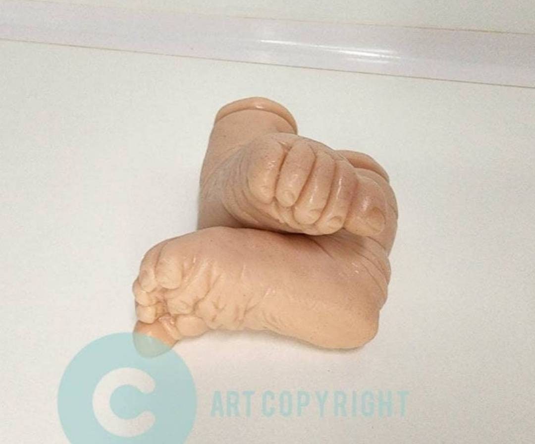 Silicone baby limbs partial limbs closed hands newborn