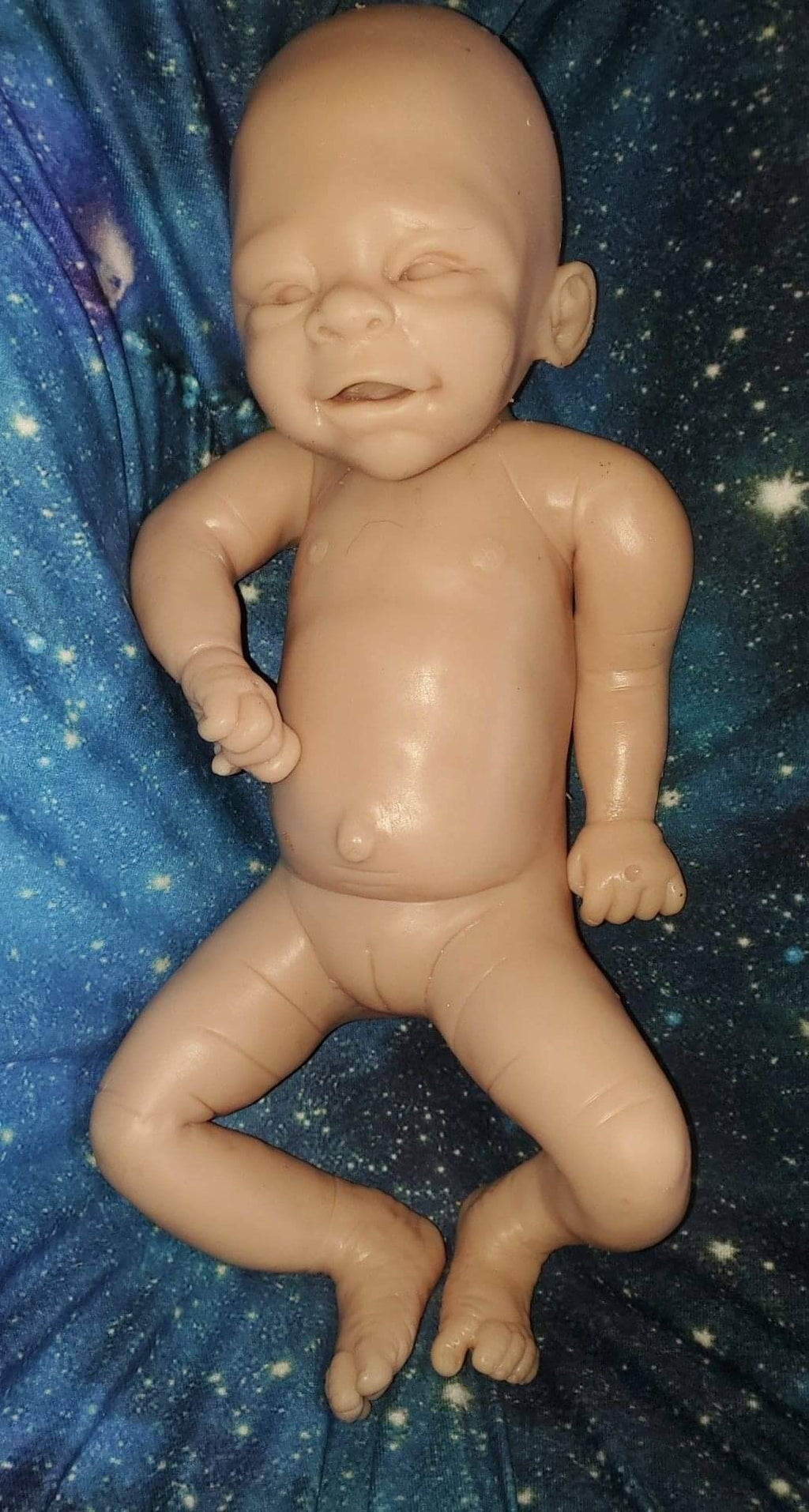 Full body silicone baby 21" happy face fae