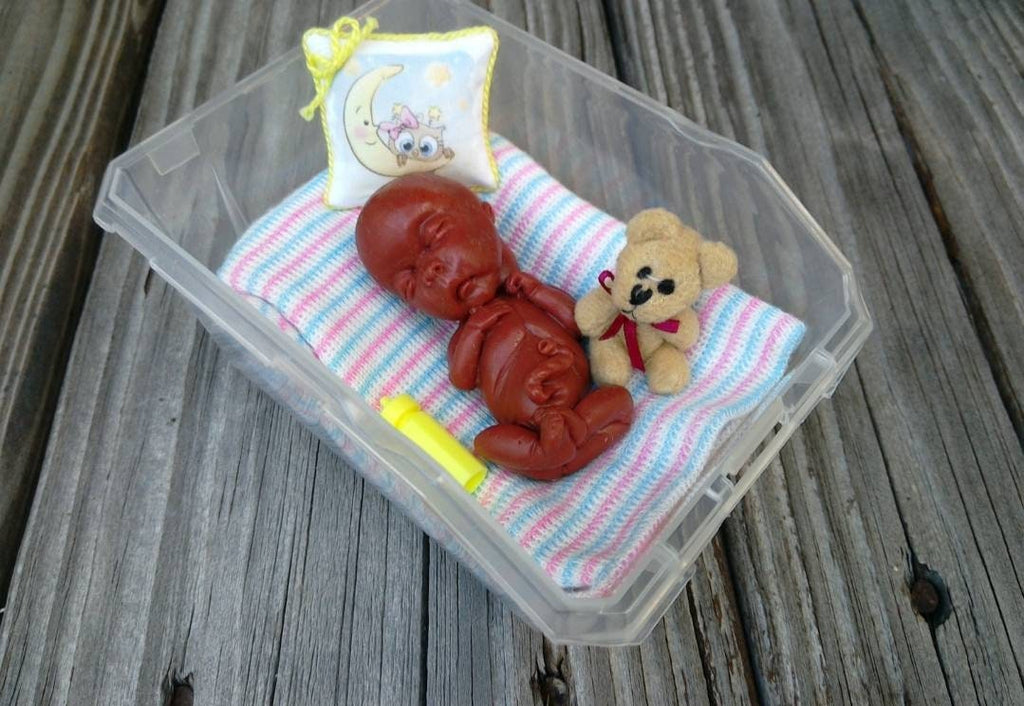 14 week gestation fetus memorial silicone baby keepsake