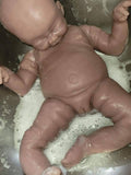Full Body silicone baby demi 24" blank kit Or fully painted baby doll huge 6 month size