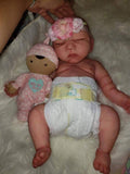Full Body Silicone Baby Girl 18" Cassie mae  BLANK KIT
