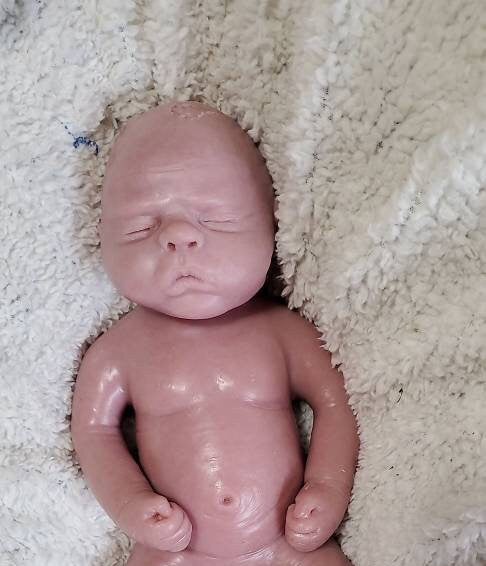 Full body silicone 18" art doll Brody