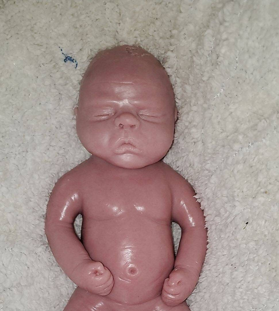 Full body silicone 18" art doll Brody