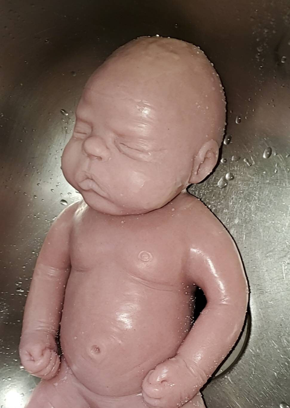 Full body silicone 18" art doll Brody