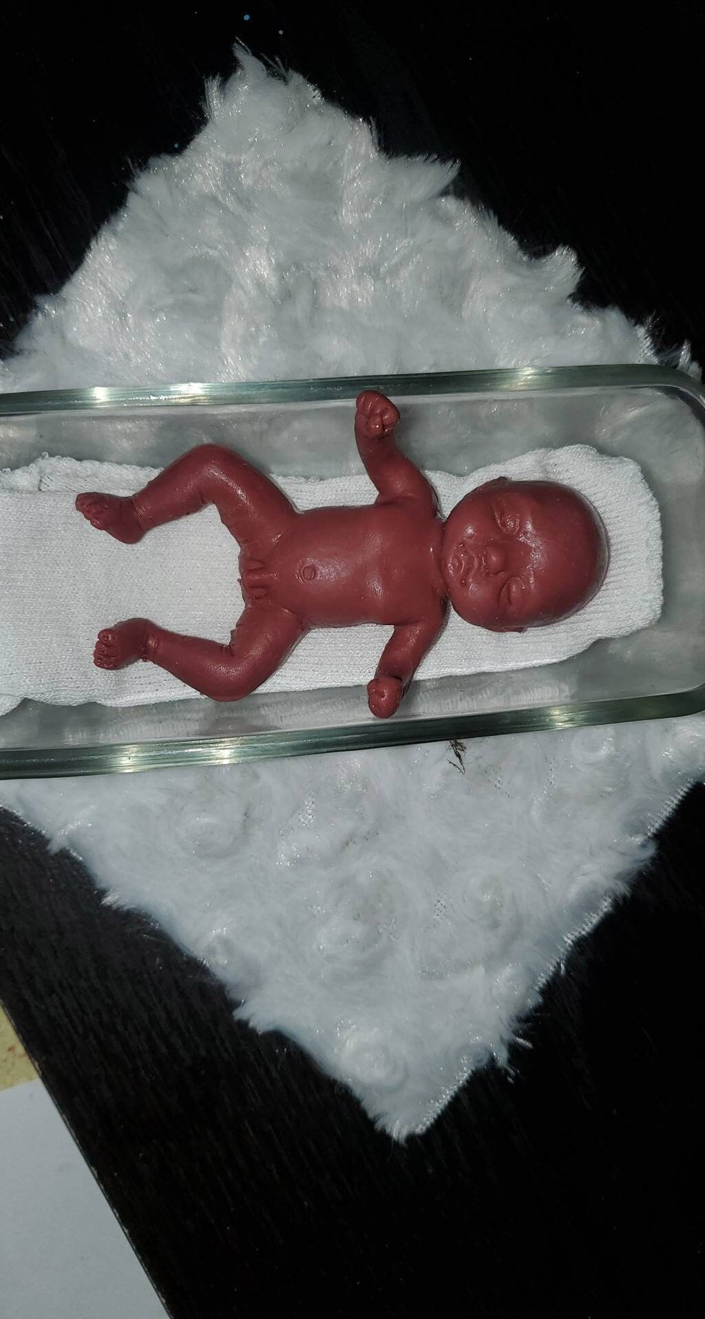 4"Remembrance Keepsake-handcrafted memorial art peice, custom silicone or resin memory keepsake made to honor loved one