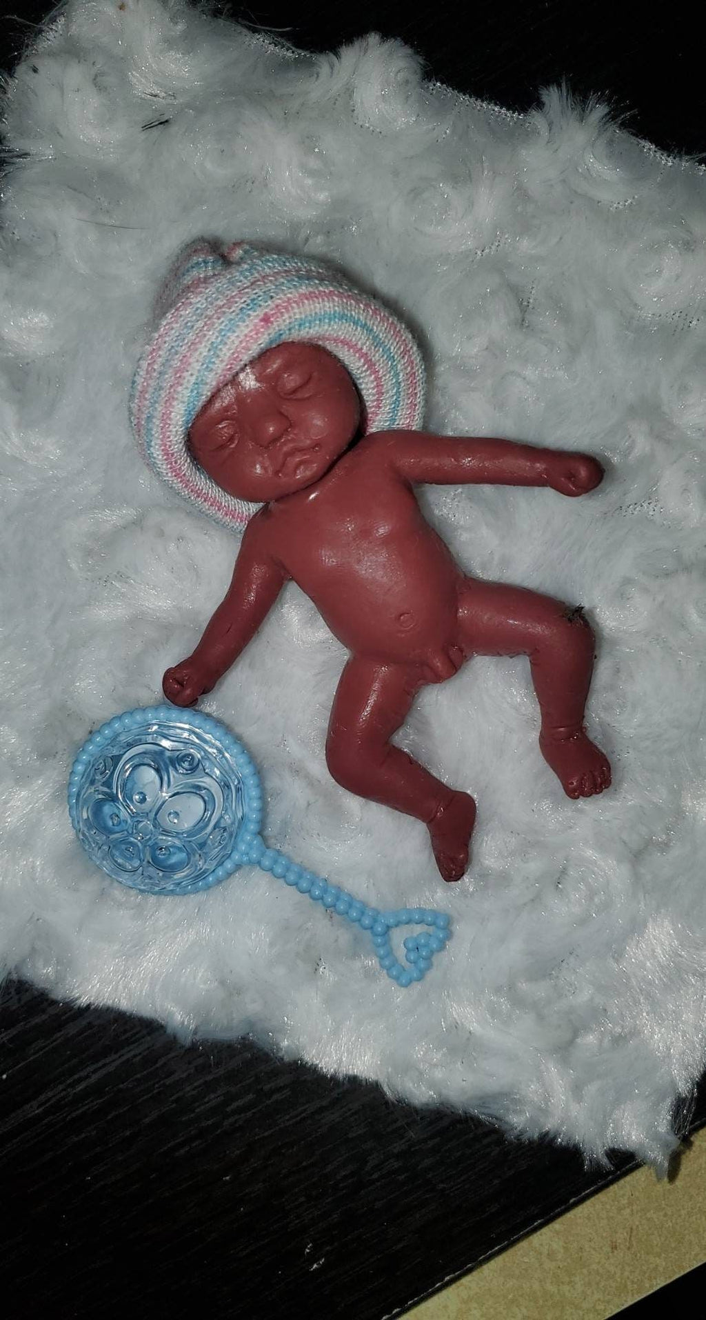 4"Remembrance Keepsake-handcrafted memorial art peice, custom silicone or resin memory keepsake made to honor loved one