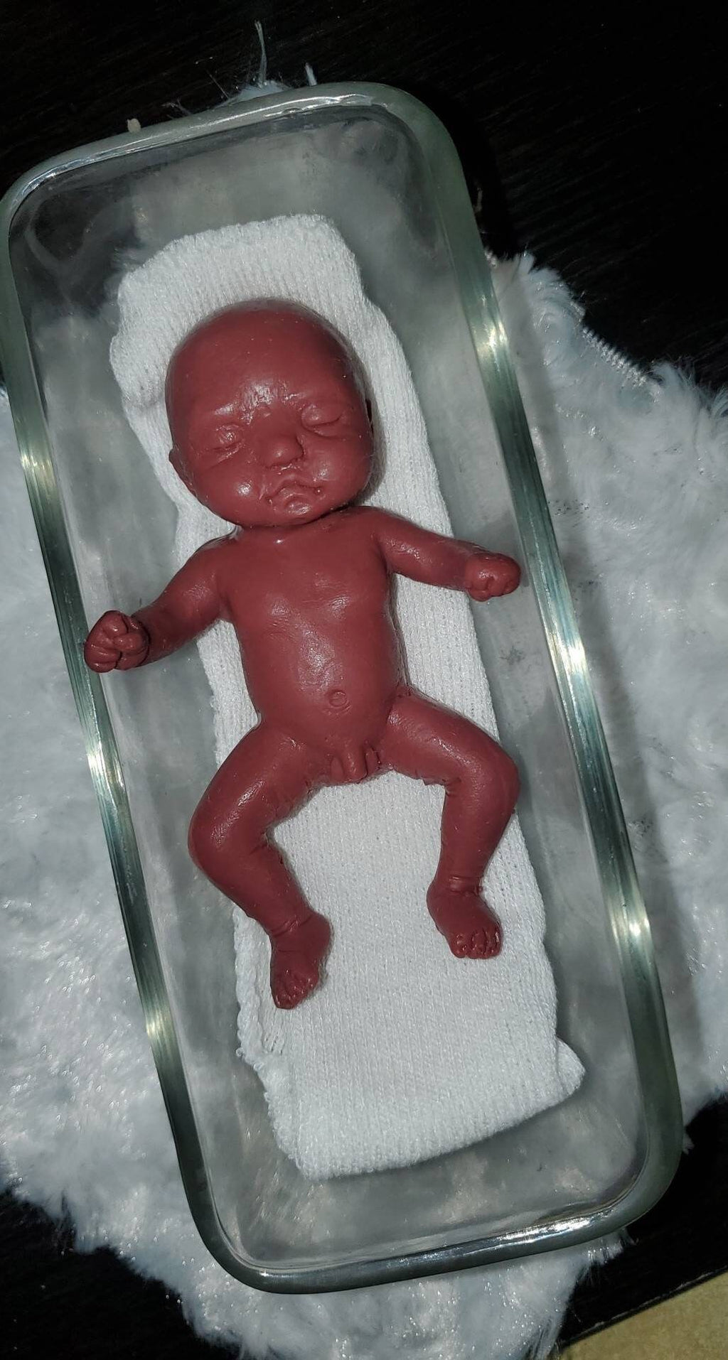 4"Remembrance Keepsake-handcrafted memorial art peice, custom silicone or resin memory keepsake made to honor loved one