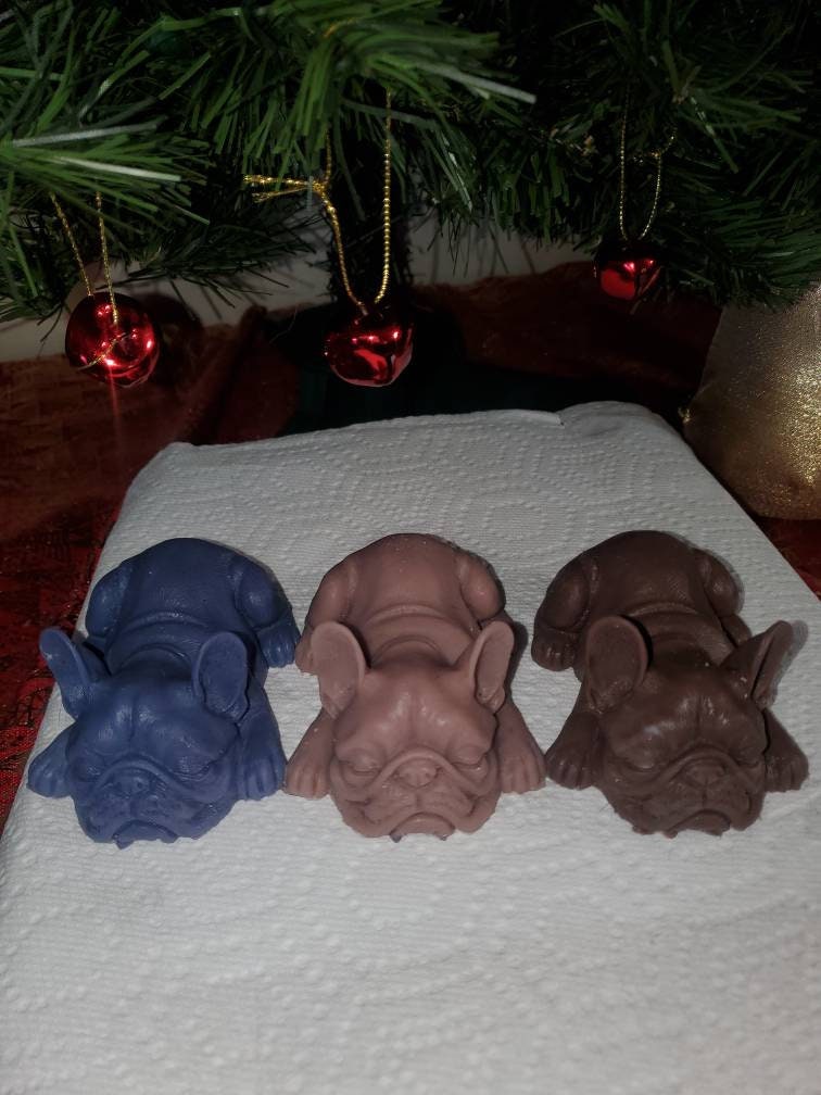 silicone mini puppy dog frenchie
