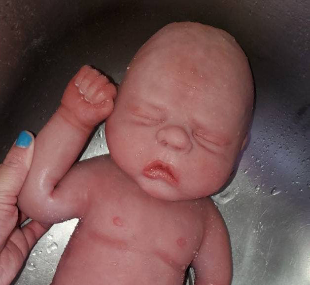 Full body silicone 18" art doll Brody