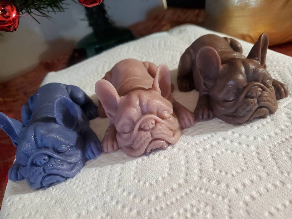 silicone mini puppy dog frenchie