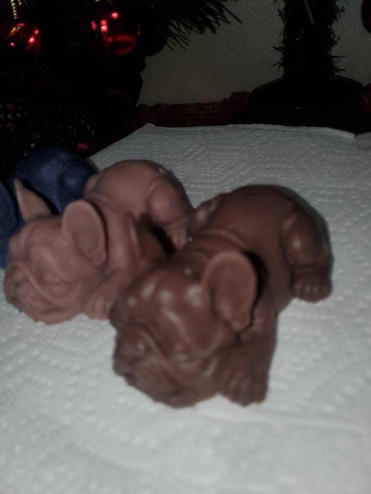 silicone mini puppy dog frenchie