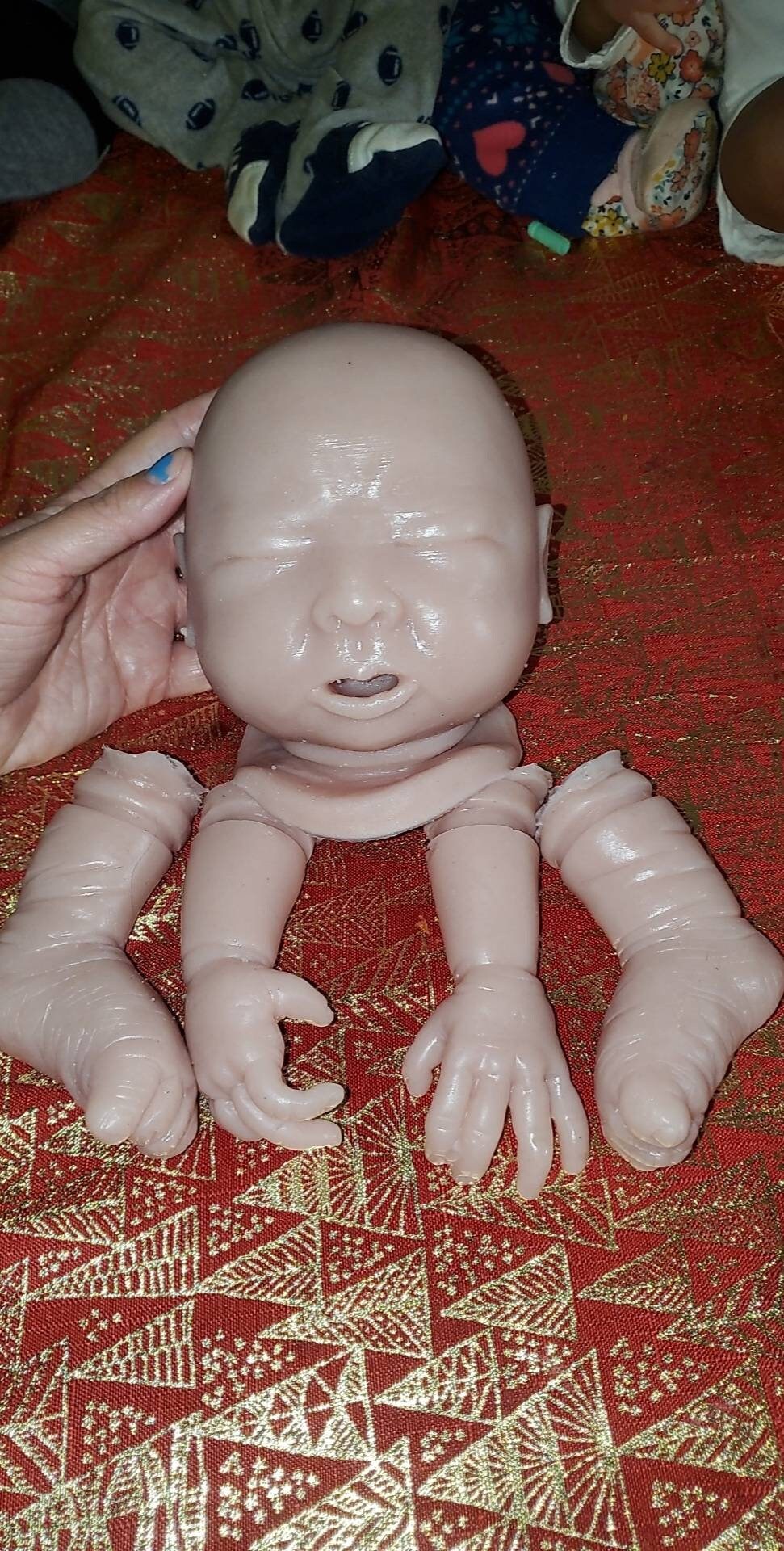 silicone art doll HEAD limbs or full body