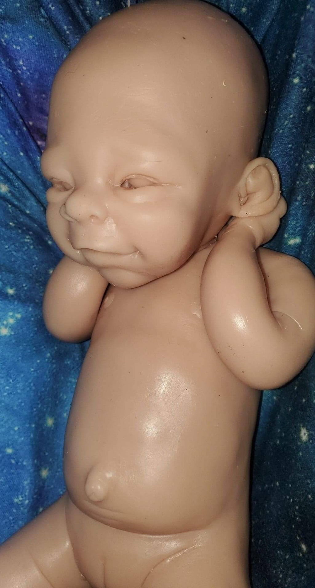 Full body silicone baby happy smiling face boy or girl version