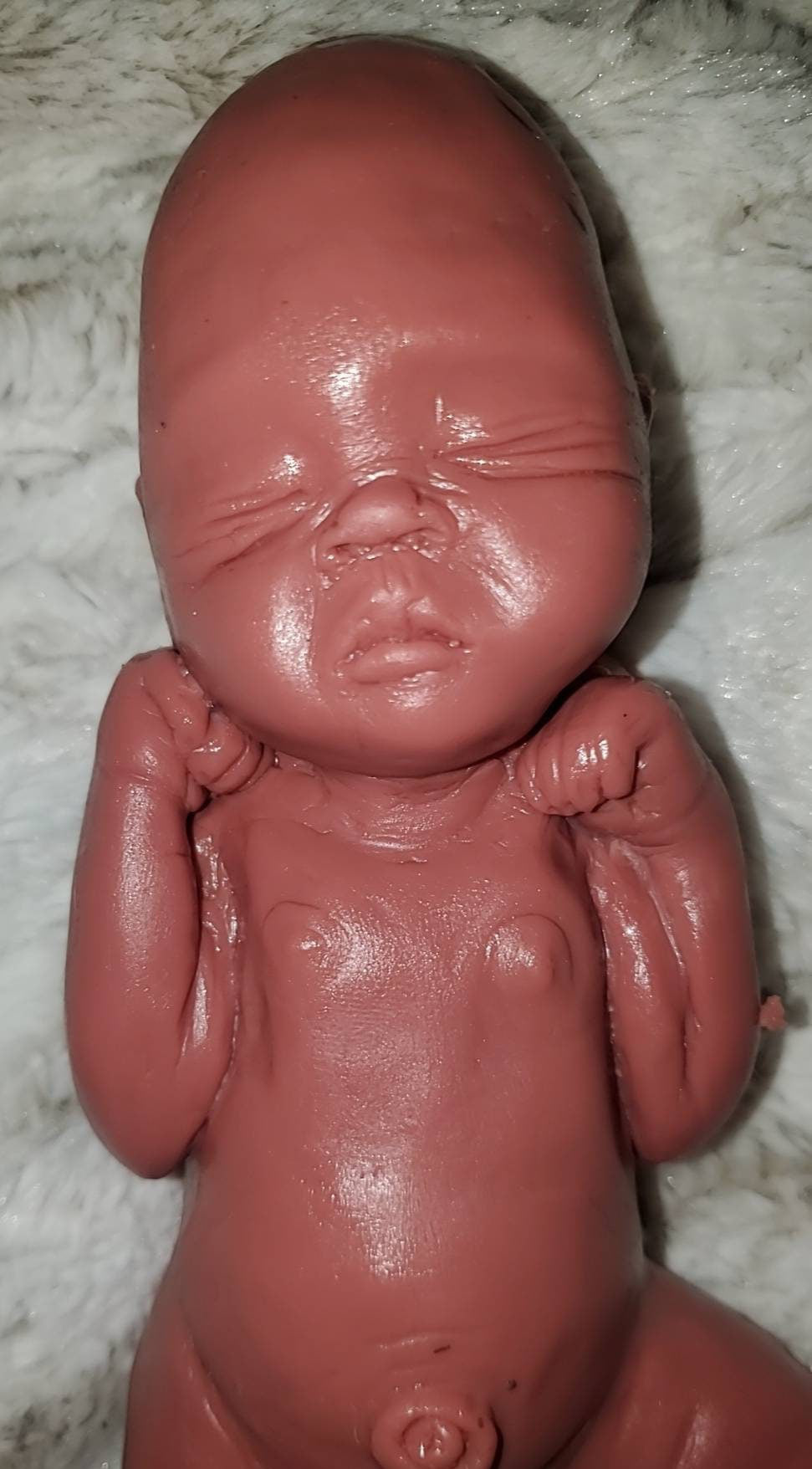 9" Full Body silicone art doll Nevea 21 week gestation memorial art doll born too soon
