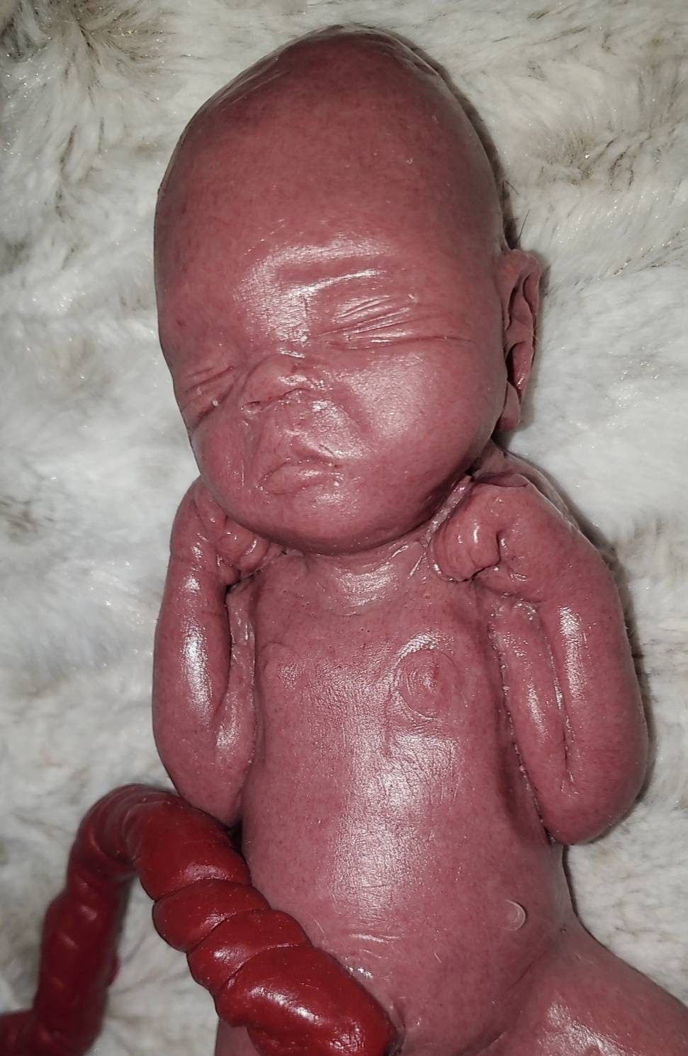 9" Full Body silicone art doll Nevea 21 week gestation memorial art doll born too soon