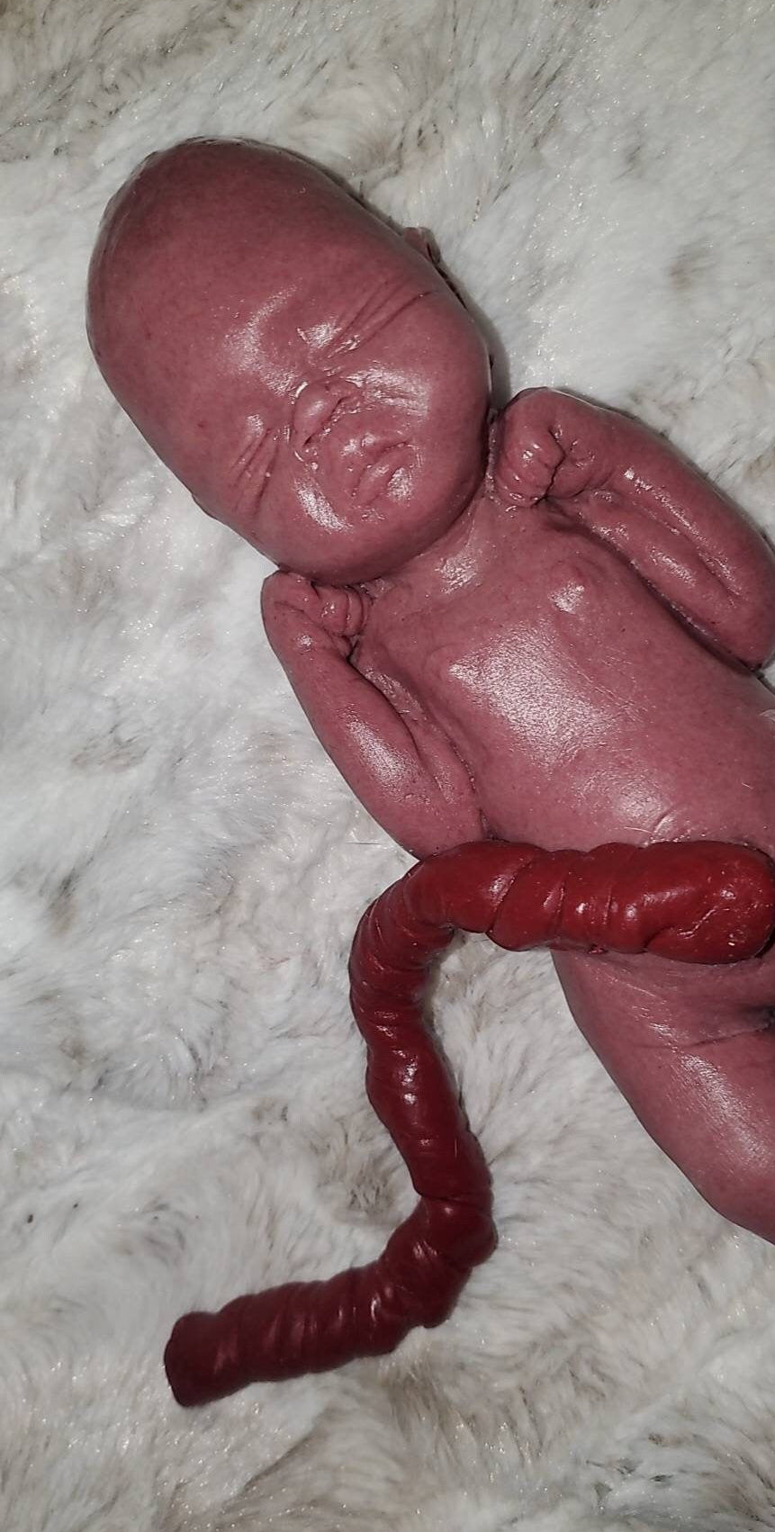 9" Full Body silicone art doll Nevea 21 week gestation memorial art doll born too soon