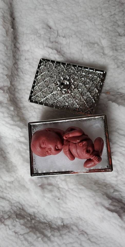 14 weekRemembrance Keepsake-handcrafted memorial art peice, custom silicone or resin memory keepsake made to honor loved one