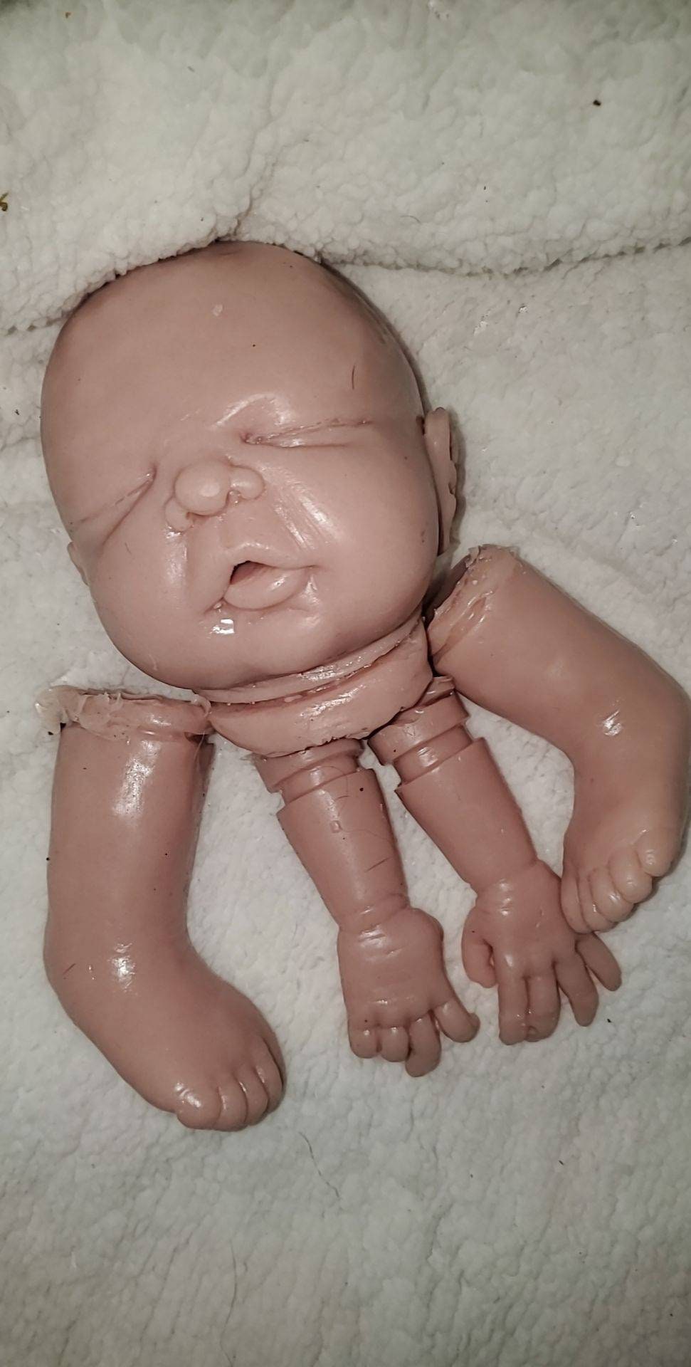 silicone art doll HEAD limbs or full body