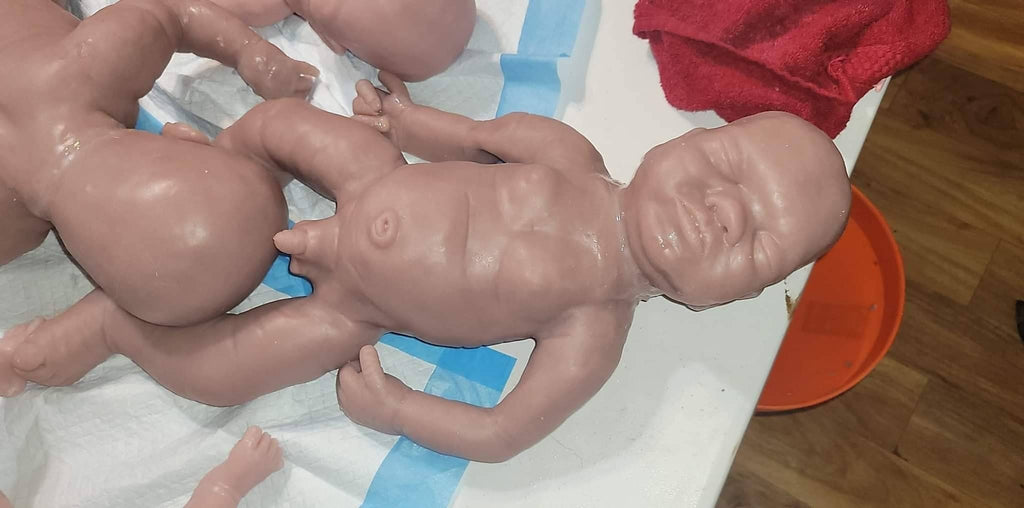 Full body silicone baby boy 6 month size 13lbs