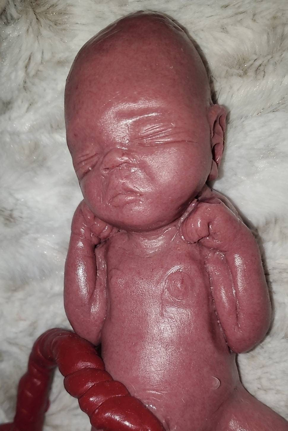 9" Full Body silicone art doll Nevea 21 week gestation memorial art doll born too soon