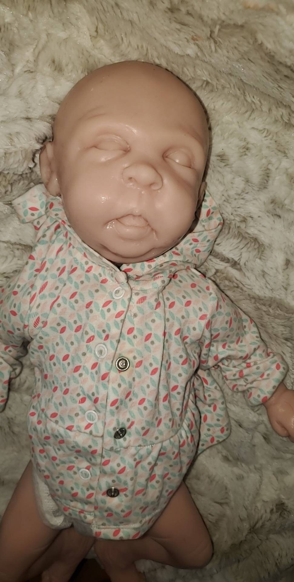 Full body silicone art doll 21" newborn