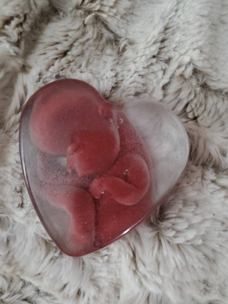 Remembrance Keepsake-handcrafted memorial art peice, custom silicone or resin memory keepsake made to honor loved one