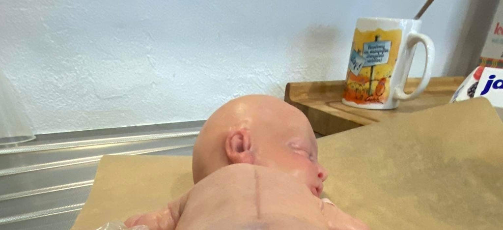 Bundle lot of 10 (ten) art dolls 13" silicone art dolls girl blank kit unpainted with umbilical cord maribelle