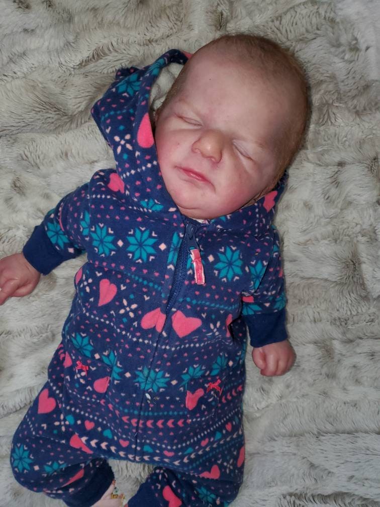 Ellis reborn baby doll ready to ship 21" newborn gorgeous baby!