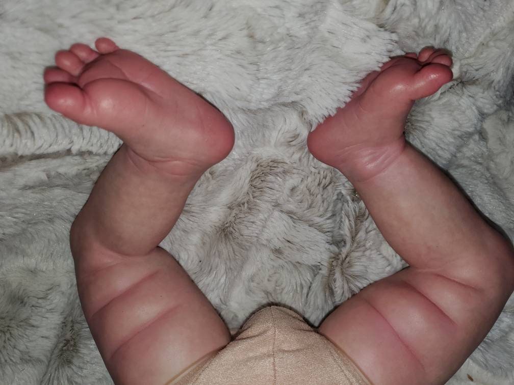 Ellis reborn baby doll ready to ship 21" newborn gorgeous baby!