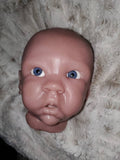 Silicone baby head for 22"